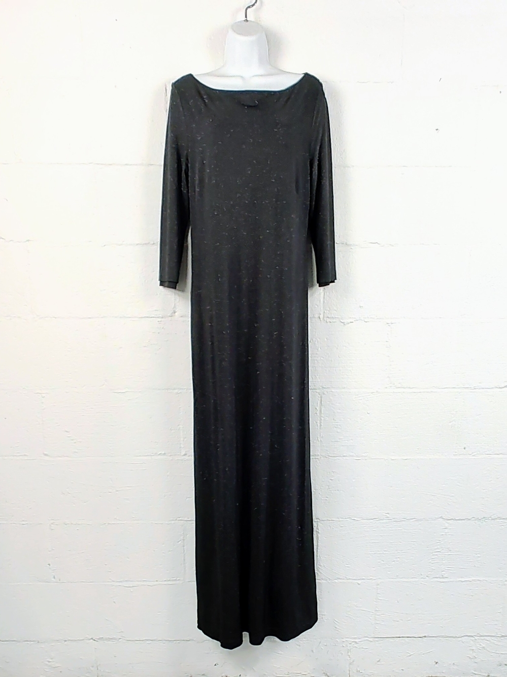 Etro Milano Black Maxi Gown- Sparkle Black